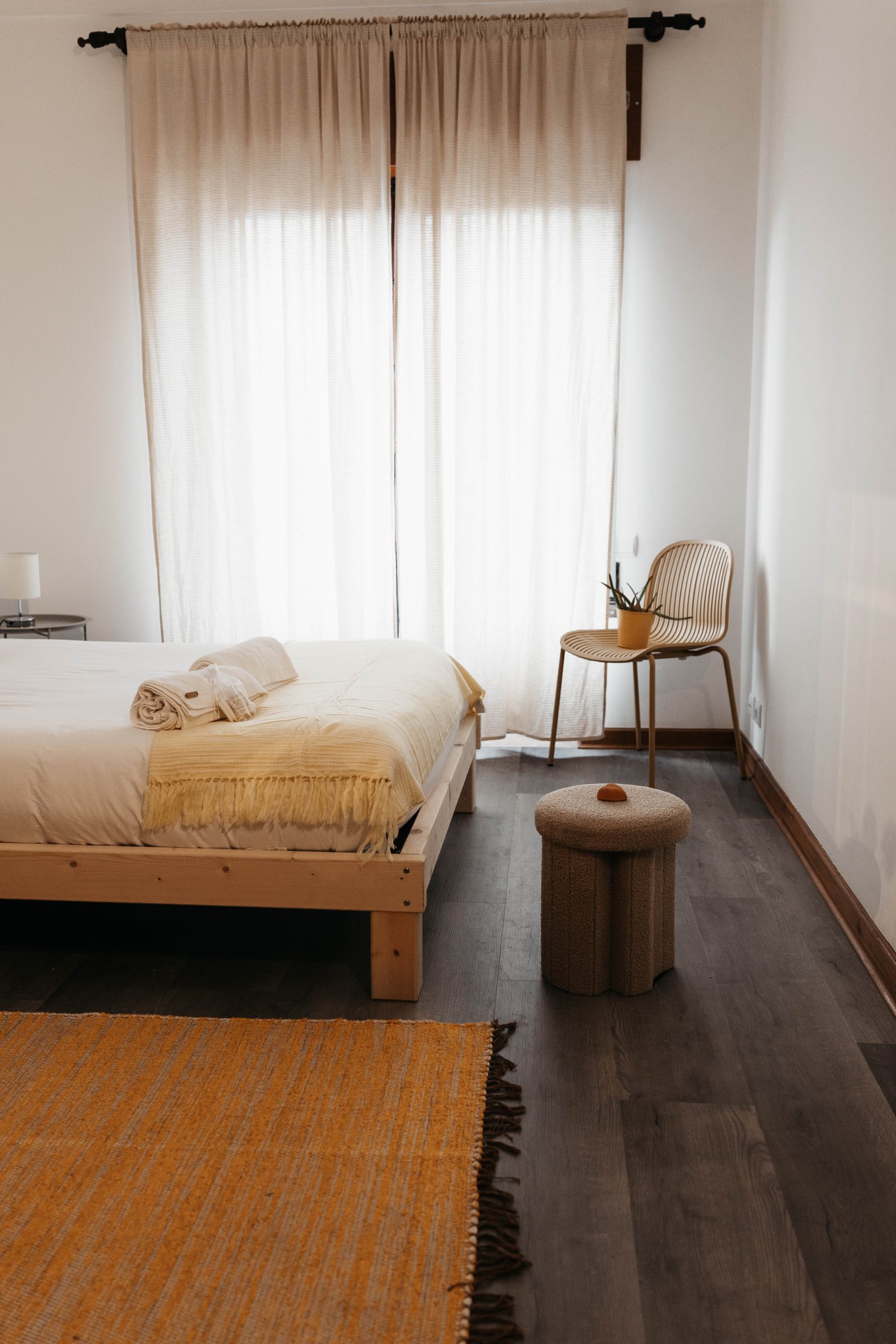 Quarto de casal com varanda